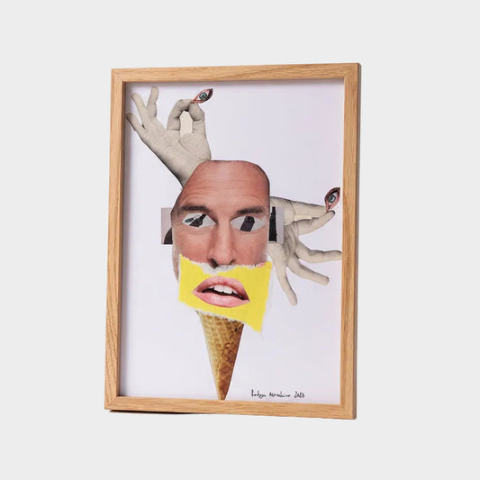MOUTH CONE ORIGINAL COLLAGE