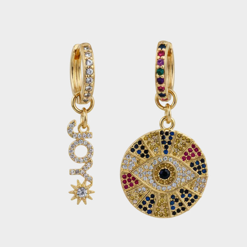 MISMATCHED HOOP JOY EARRINGS