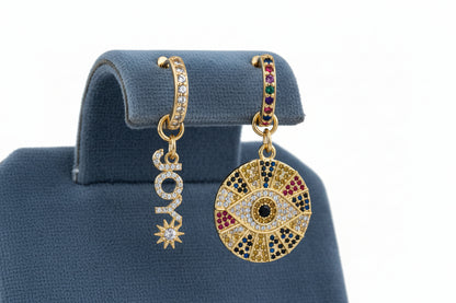 MISMATCHED HOOP JOY EARRINGS