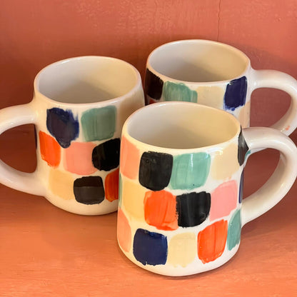HANDMADE COLOURFUL SWATCH MUG