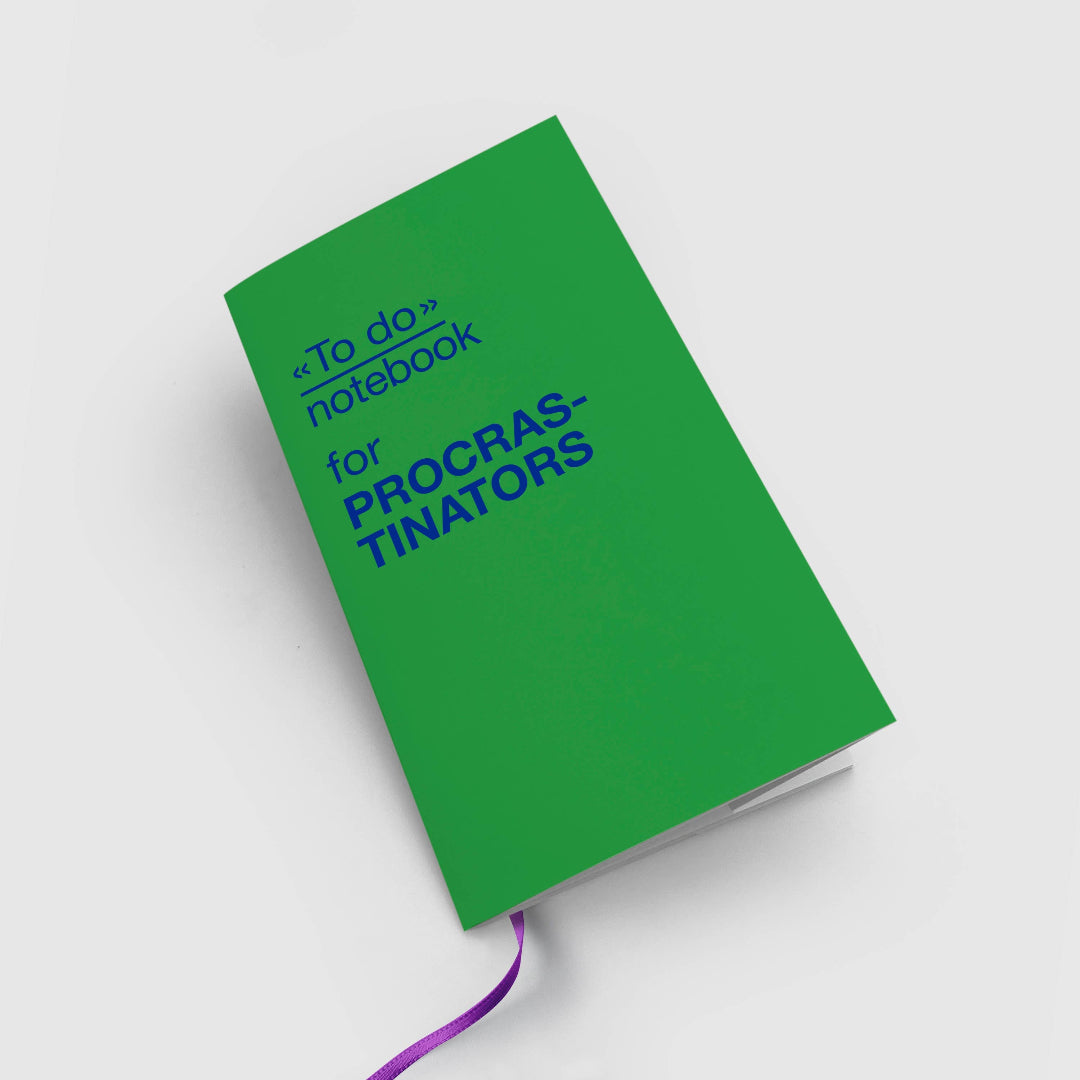 TO DO NOTEBOOK FOR PROCRASTINATORS