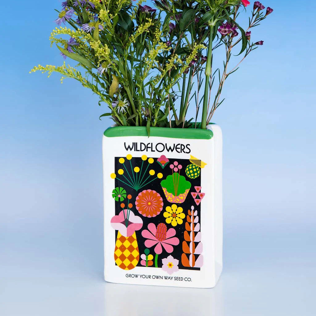 WILDFLOWER SEEDS VASE
