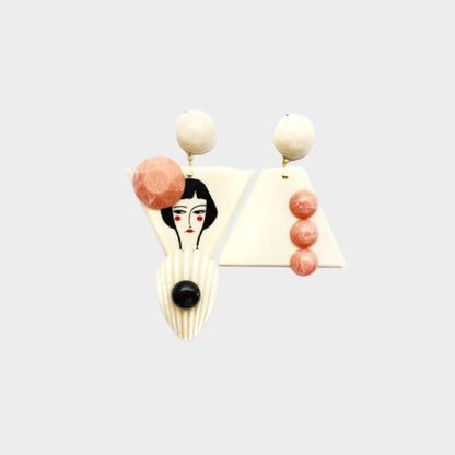 NELLIE IN RIO DE JANEIRO PINK EARRINGS