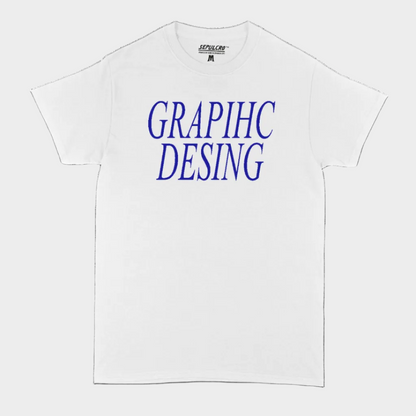 GRAPHIC DESIGN WHITE T-SHIRT