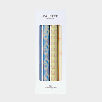 PALETTE CANDLE SET IN PRIMROSE COTTAGE DESIGN