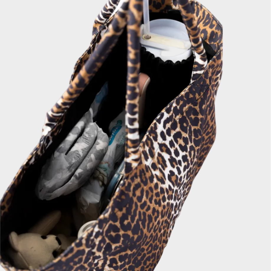 LEOPARD PRINT MATERNITY BAG