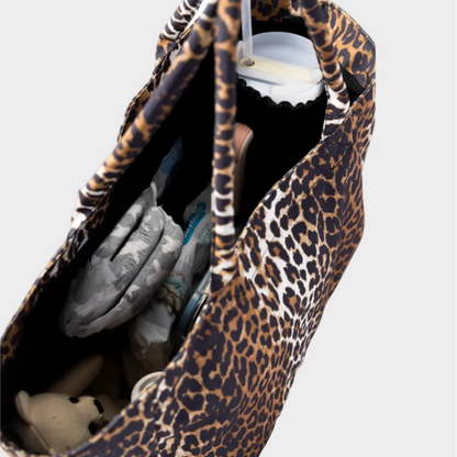 LEOPARD PRINT MATERNITY BAG