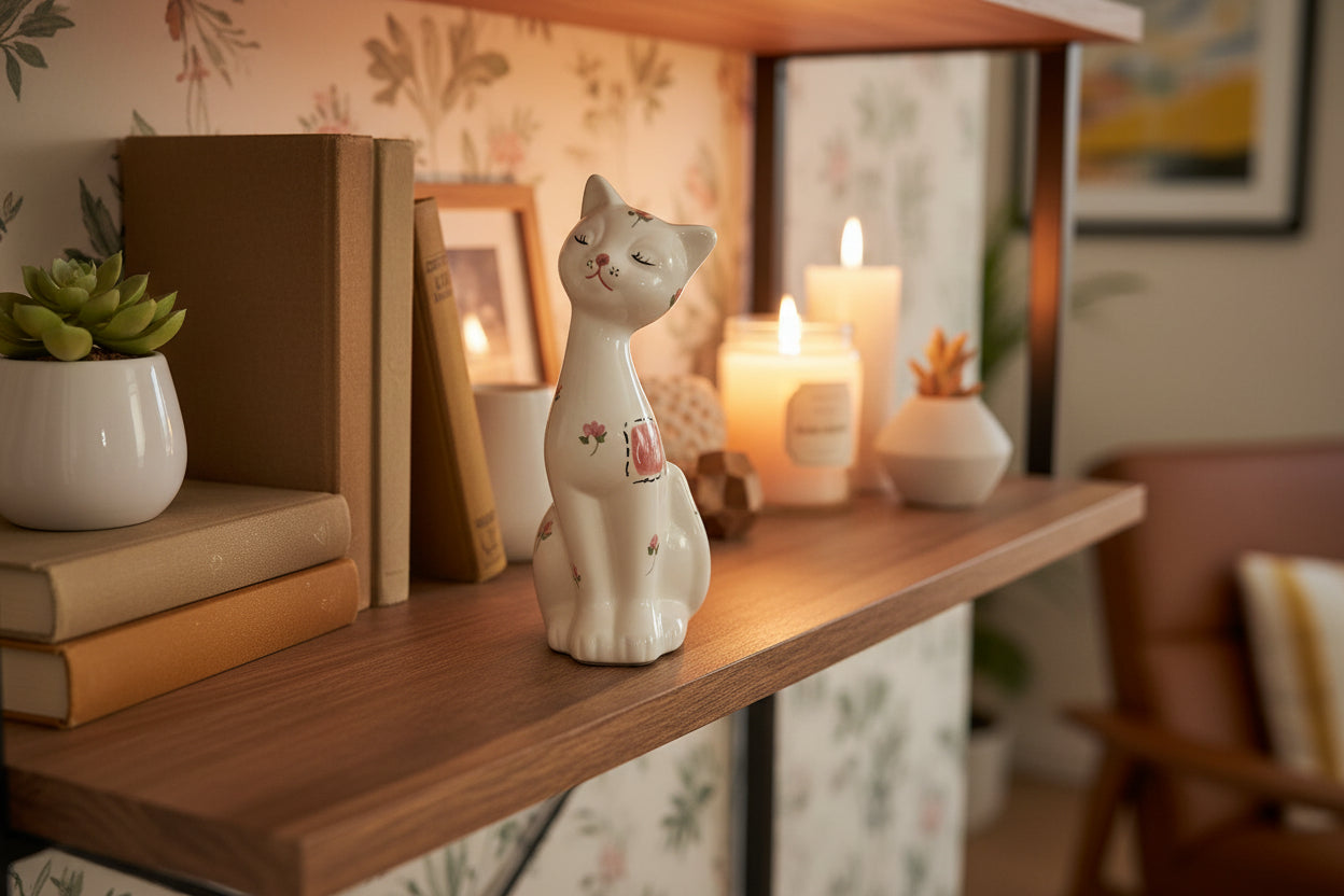 70'S CERAMIC CAT