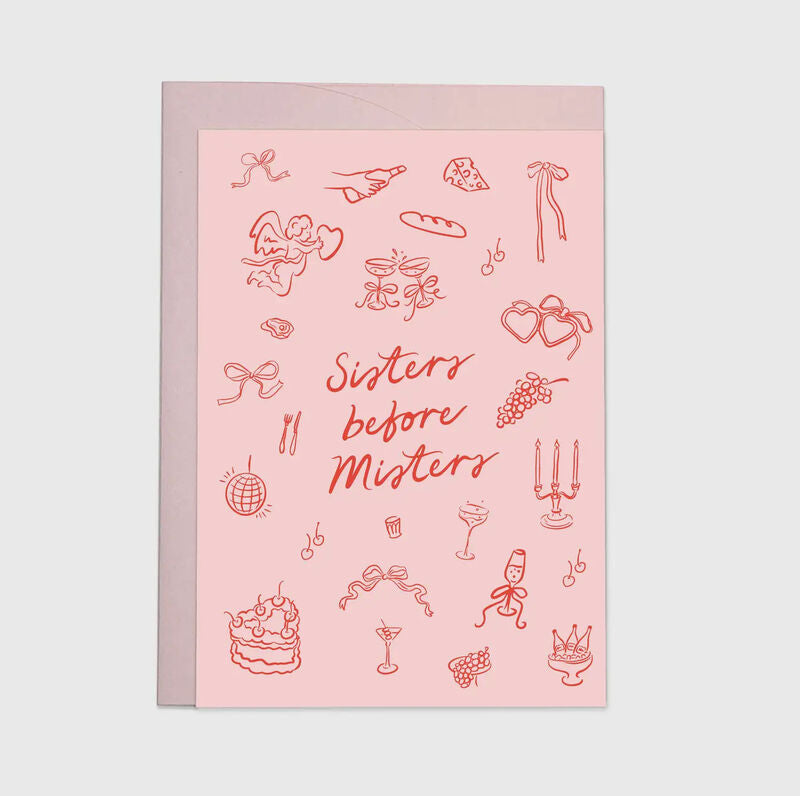 SISTERS BEFORE MISTERS CARD
