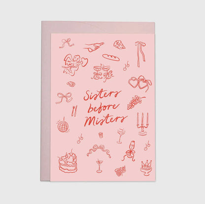 SISTERS BEFORE MISTERS CARD