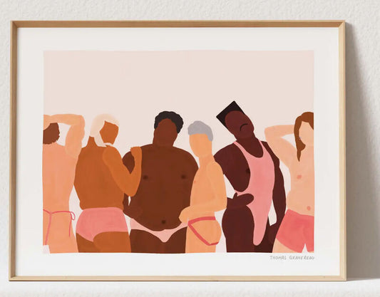 BOYS IN THEIR LINGERIE PRINT