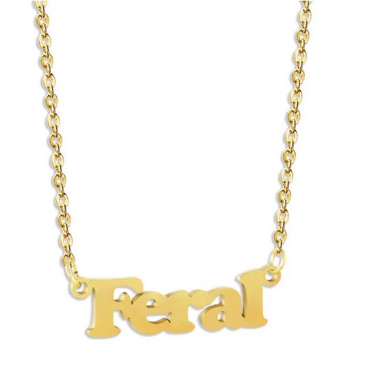 FERAL NECKLACE GOLD PLATED