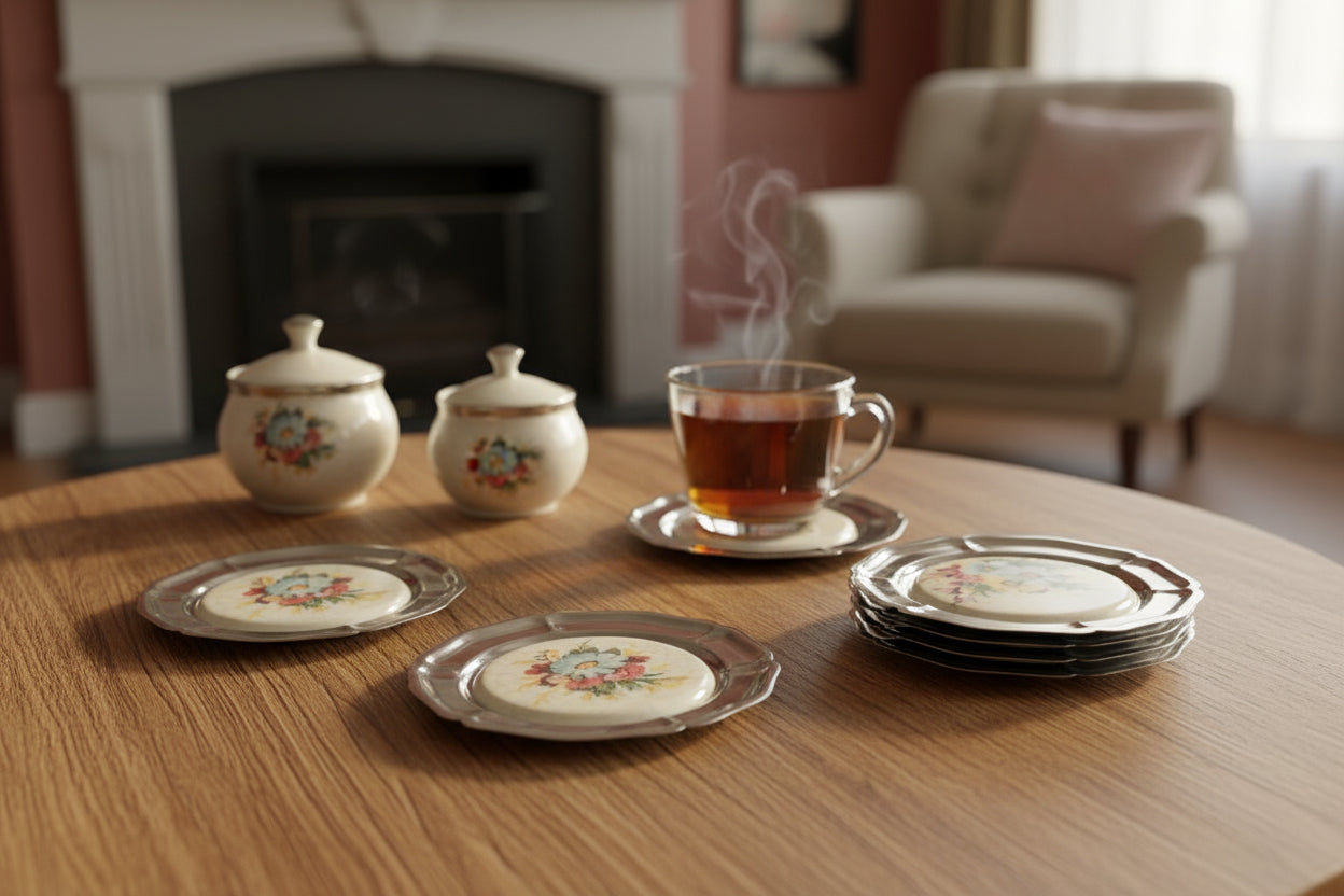FLORAL COASTERS