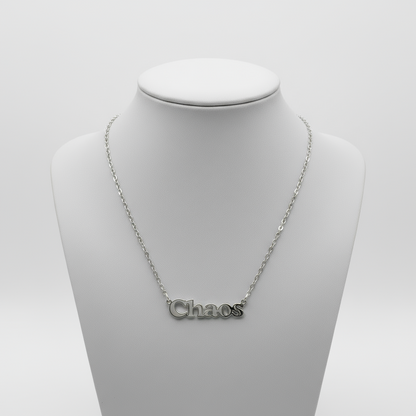 CHAOS NECKLACE SILVER