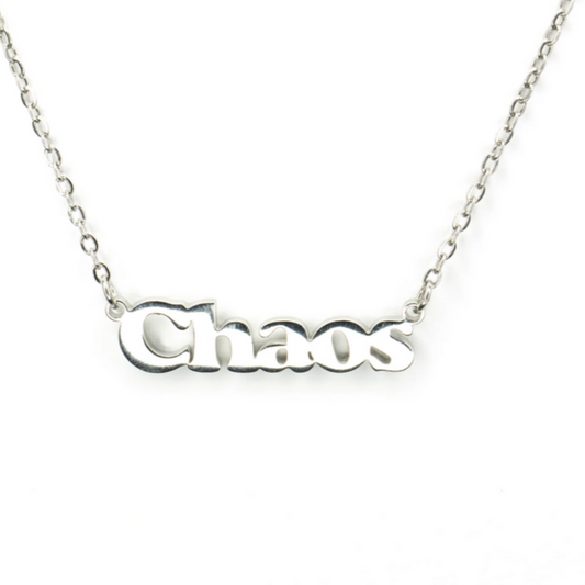 CHAOS NECKLACE SILVER