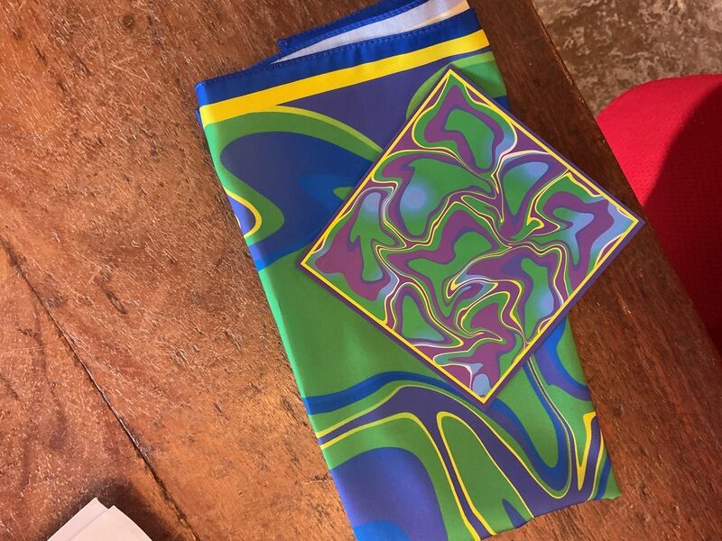 PSYCHEDELIC BANDANA SCARF