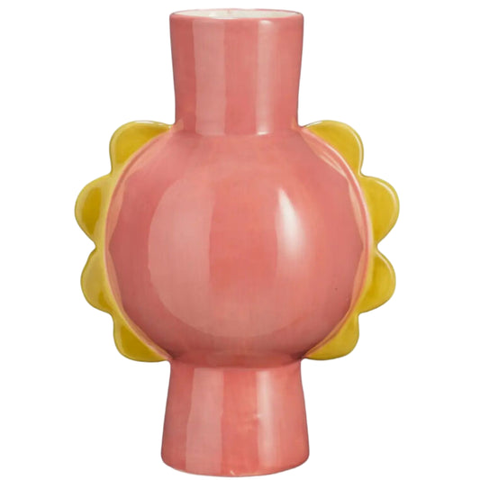 SUNSHINE AND PINK RETRO VASE