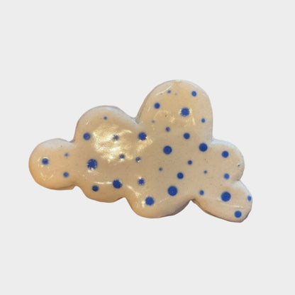 HANDMADE CERAMIC CLOUD MAGNET