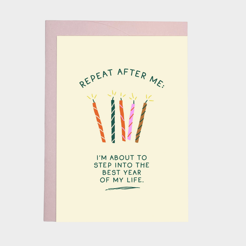 BEST YEAR OF YOUR LIFE HAPPY BIRTHDAY CARD