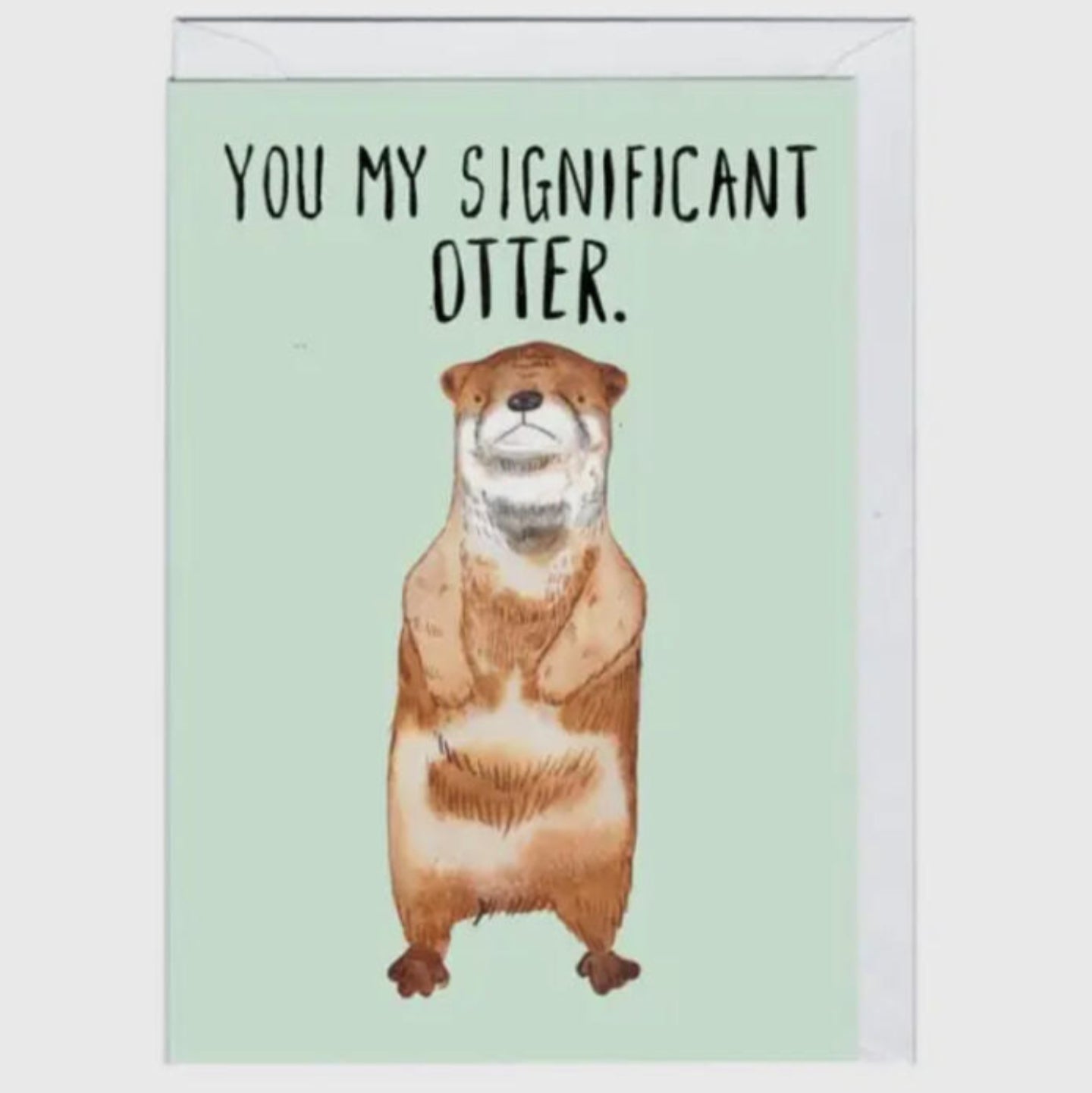TO MY SIGNIFICANT OTTER CARD